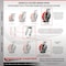 Service Caster 12'' Heavy Duty Red Poly on Cast Iron Caster with Brake and Swivel Lock CRAN-SCC-KP92S1230-PUR-RS-SLB-BSL - alternate 5